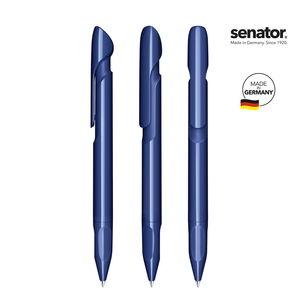 senator® Evoxx Polished Recycled Druckkugelschreiber blau 2757