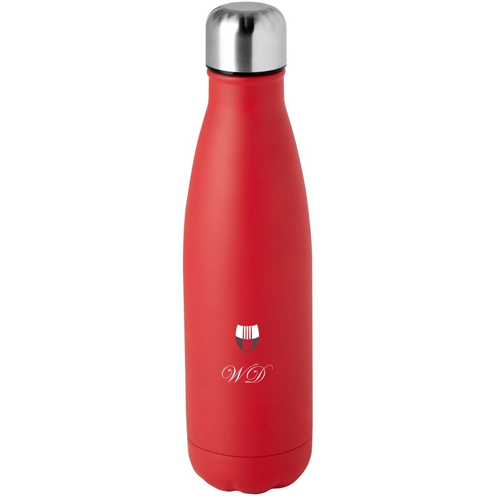 Bouteille isotherme sous vide Cove de 500 ml en cuivre et acier inoxydable recyclé certifié RCS  Rouge