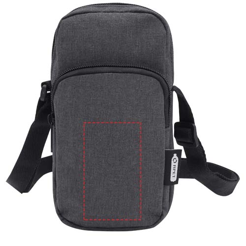 Ross Handytasche aus recyceltem GRS-Material Heather Charcoal