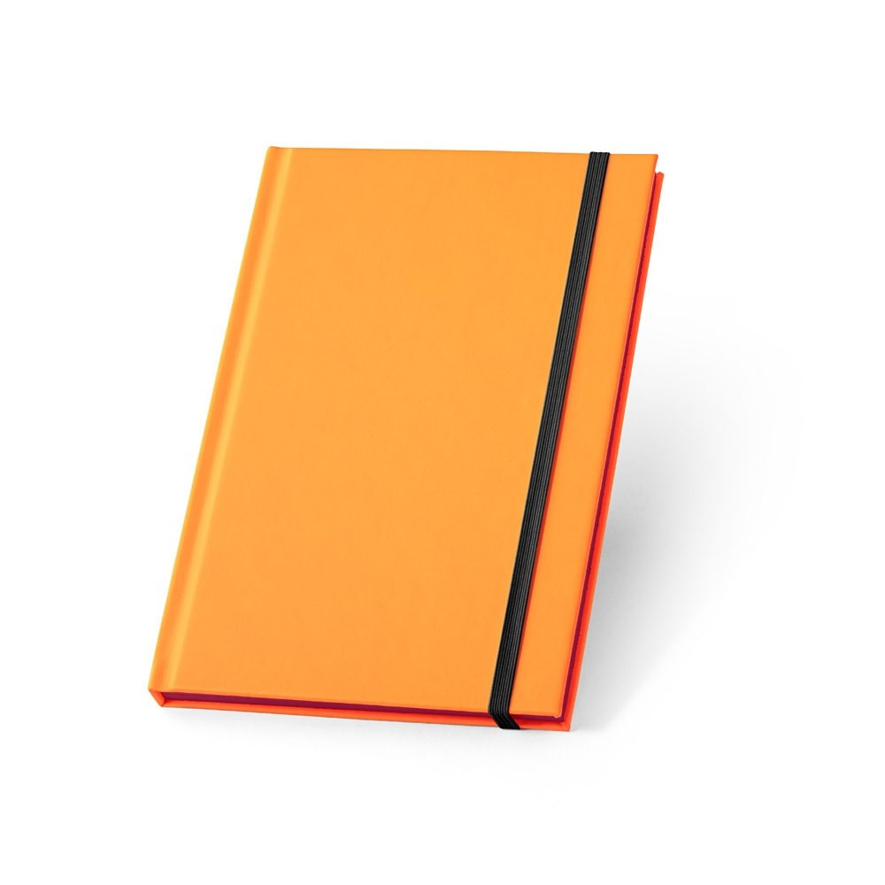 WATTERS. A5-Notizbuch aus fluoreszierendem PU mit linierten Seiten