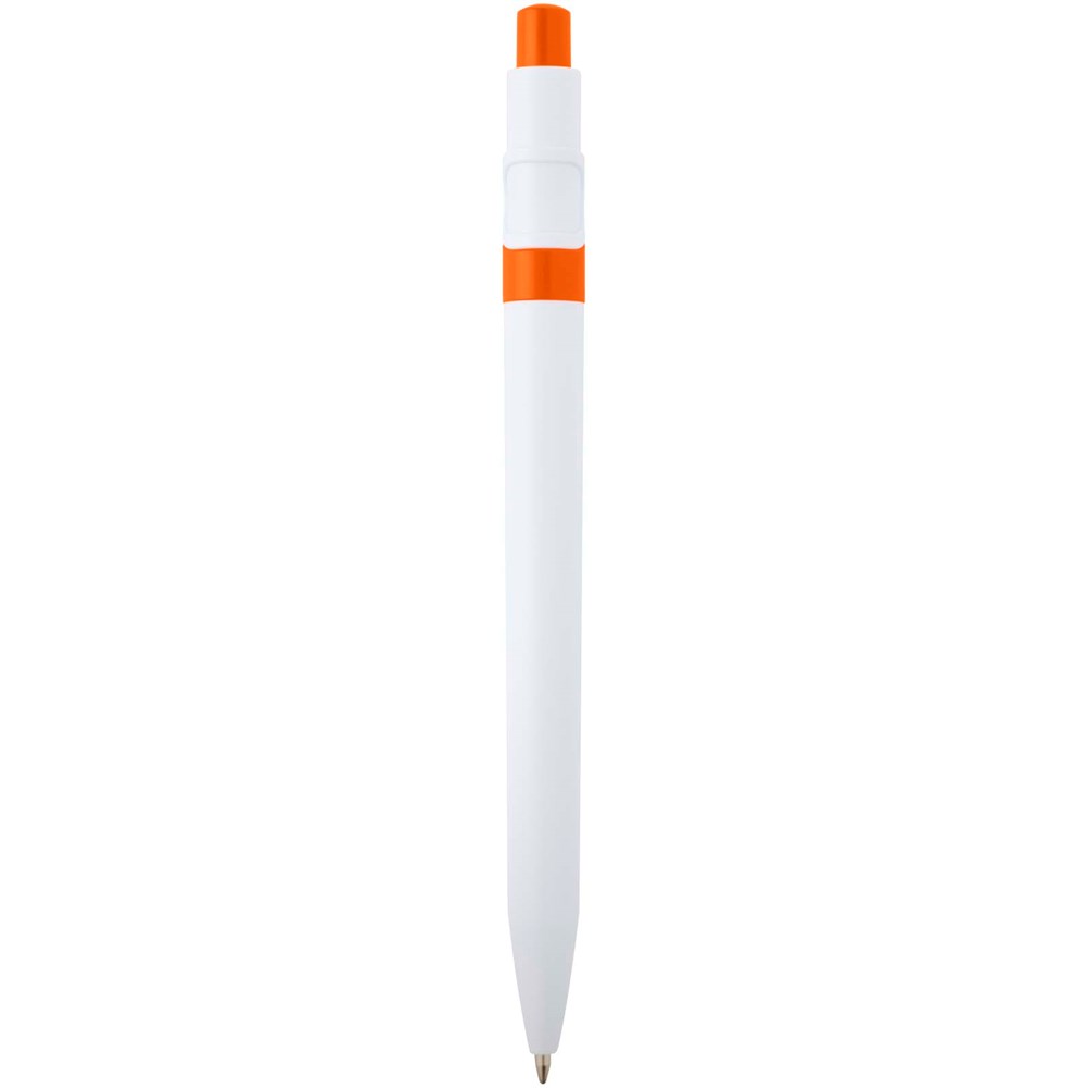 Stylo bille Unica en plastique recyclé (encre bleue) Orange