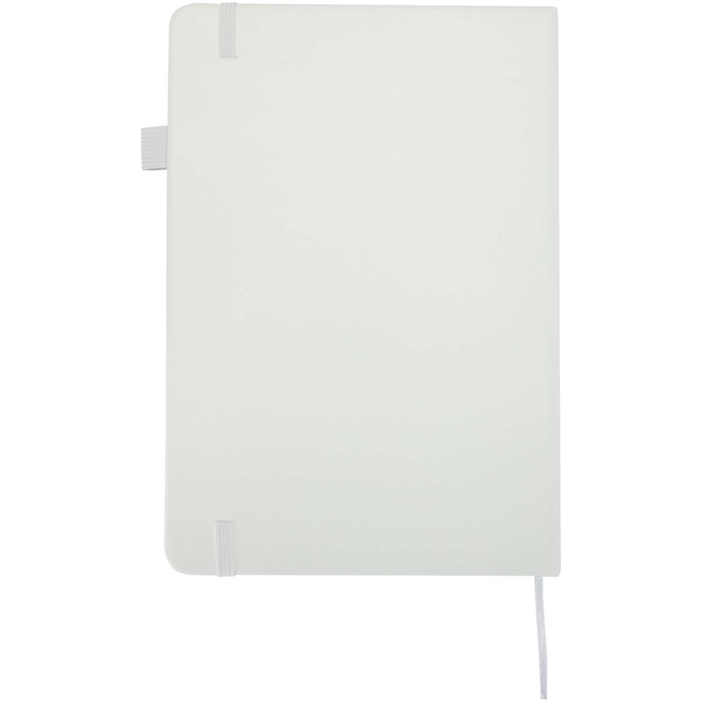 Carnet Liss A5 à couverture rigide en plastique recyclé blanc