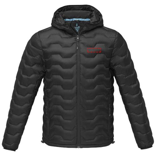 Veste duvet isotherme Petalite recyclée certifiée GRS pour homme Noir