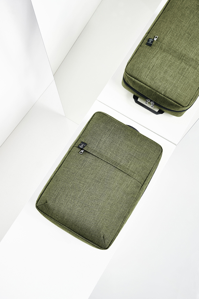 Notebook-Rucksack EUROPE grün meliert