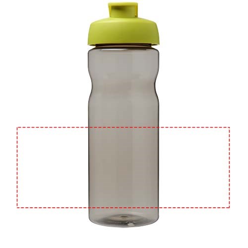 H2O Active® Eco Base 650 ml Sportflasche mit Klappdeckel limone, kohle