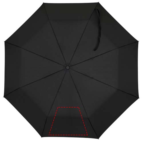 Parapluie manuel pliable Aaron 23 pouces noir