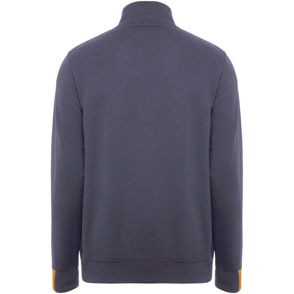 Maverick Pullover für Herren mit halbem Reissverschluss, 280 g/m2 blei, orange