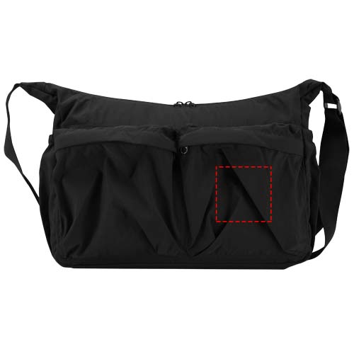 Sacoche pour ordinateur portable Calli 13 pouces en nylon recyclé GRS noir