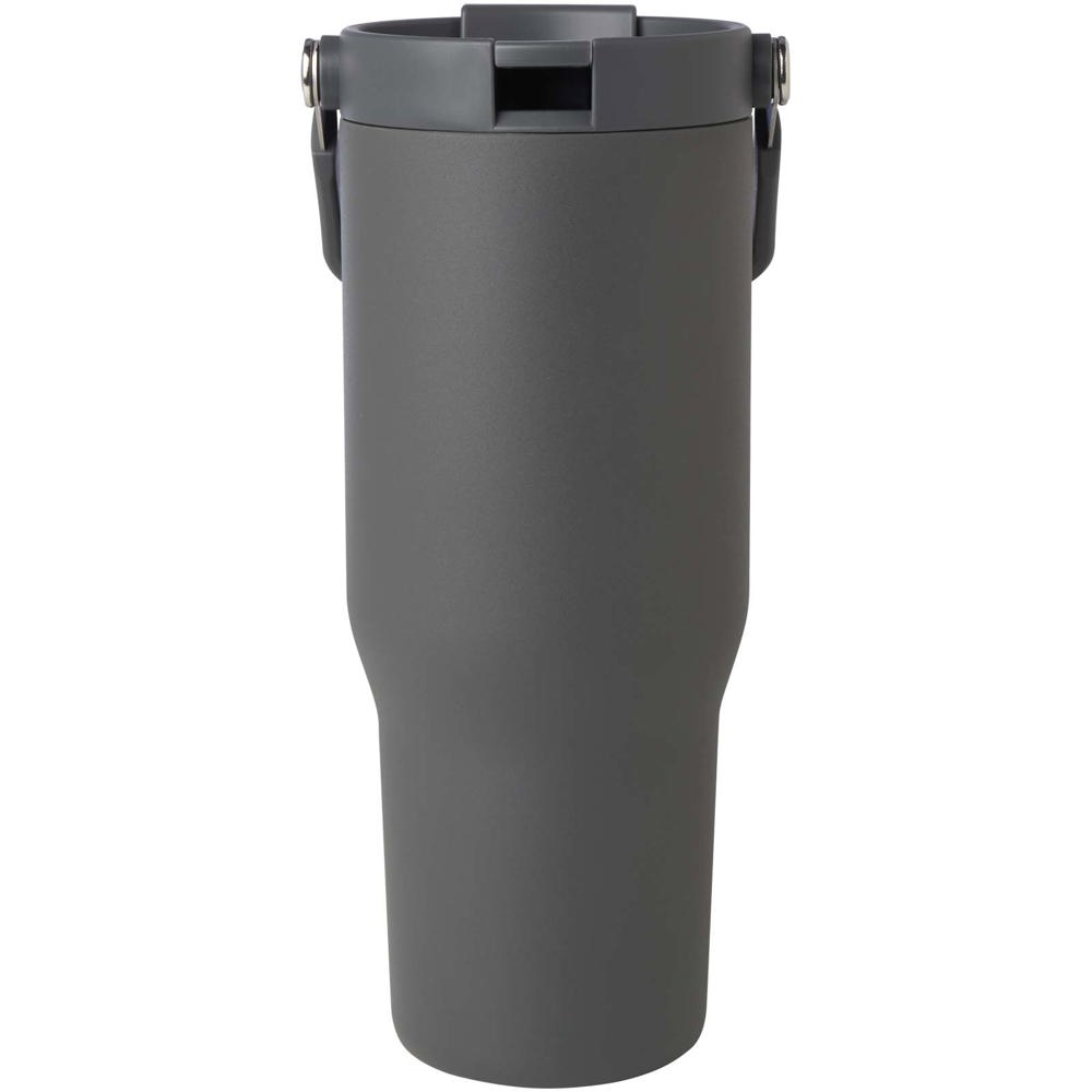 Bronx 900 ml RCS-zertifizierter Kupfer-Vakuum Isolierbecher aus Edelstahl mit Doppelfunktionsdeckel grau