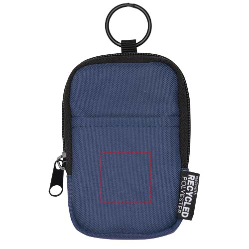 Petite pochette Byron Clip & Go recyclée certifiée GRS de 0,2 L Marine