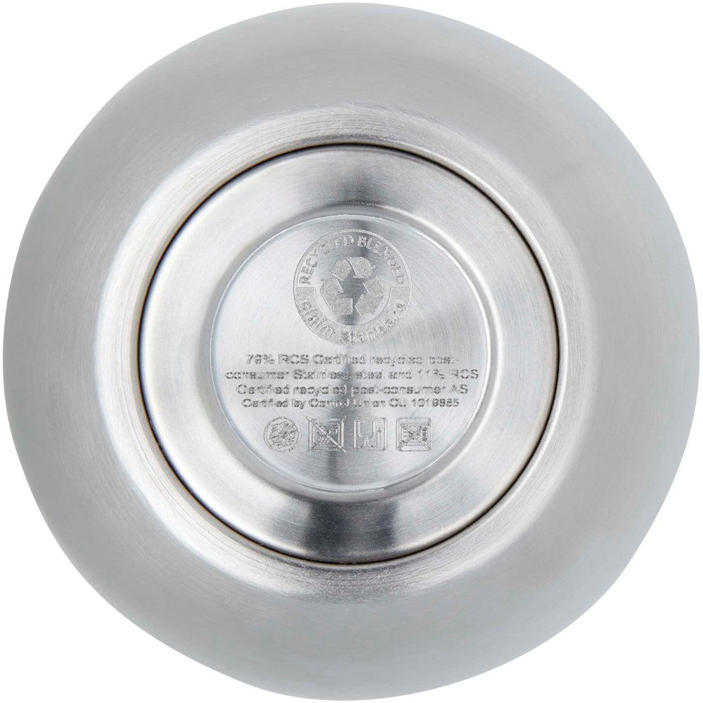 Gobelet isotherme Corzo 350 ml en cuivre inoxydable recyclé certifié RCS Argent