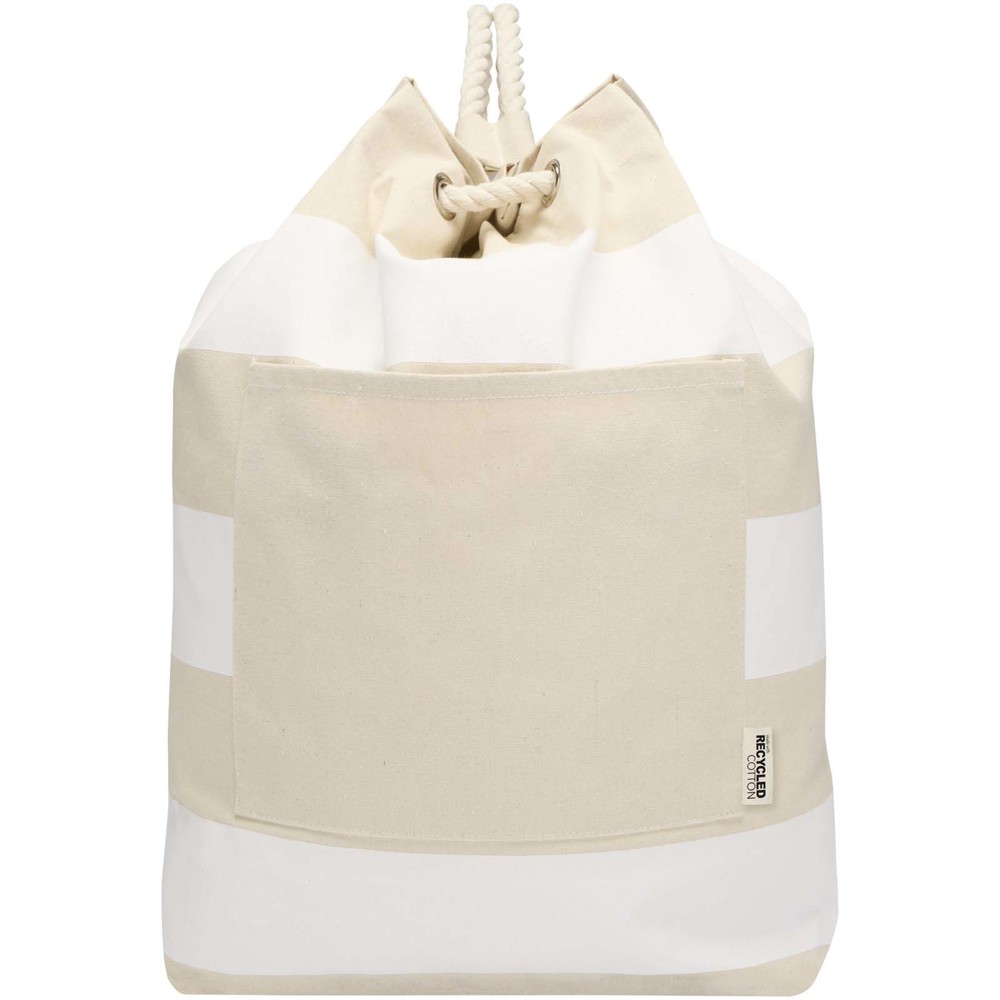 Sac de voyage de style marin Florida, 270 g/m², certifié GRS, 15 L blanc