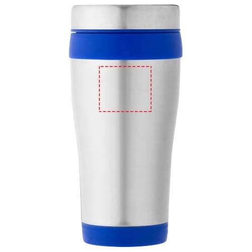 Elwood 410 ml RCS-zertifizierter Isolierbecher aus recyceltem Edelstahl blau