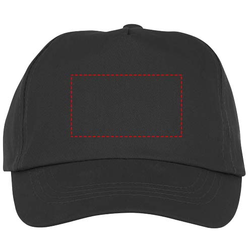 Casquette 5 panneaux Feniks enfant Noir