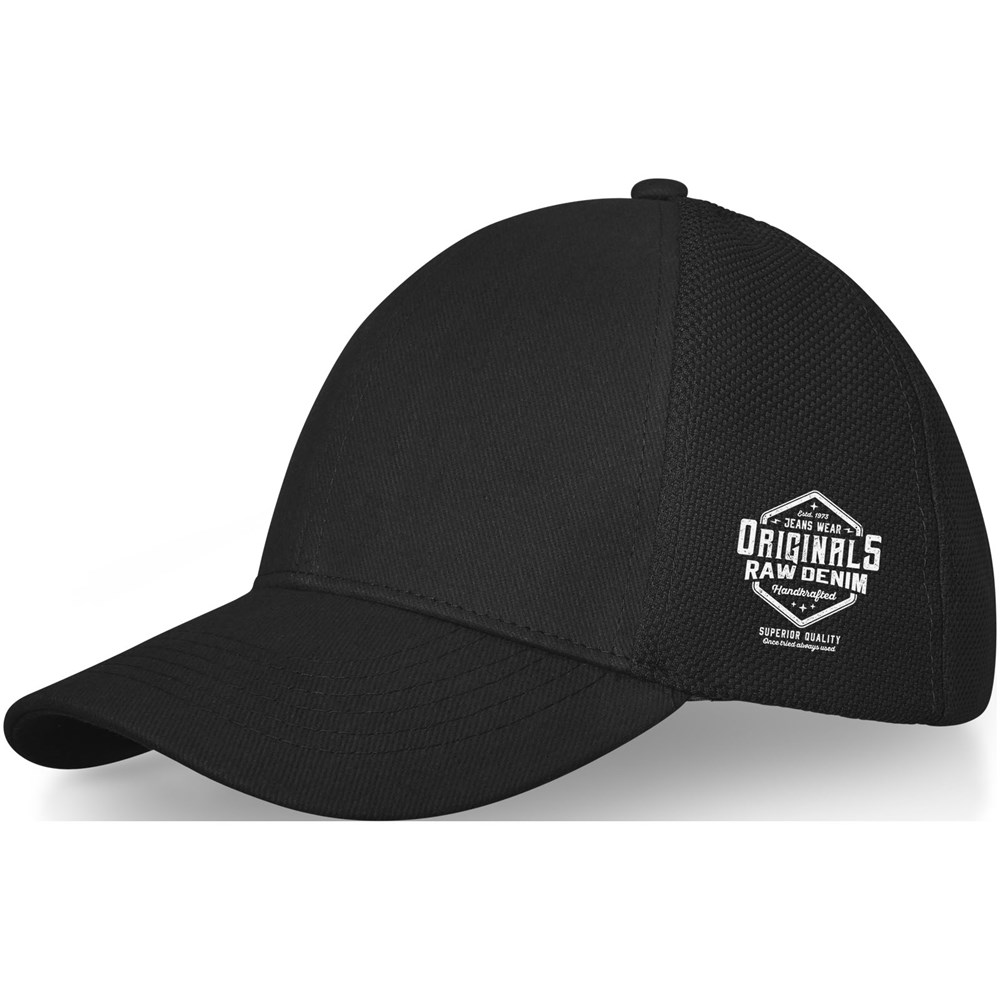 Drake Trucker Kappe mit 6 Segmenten schwarz