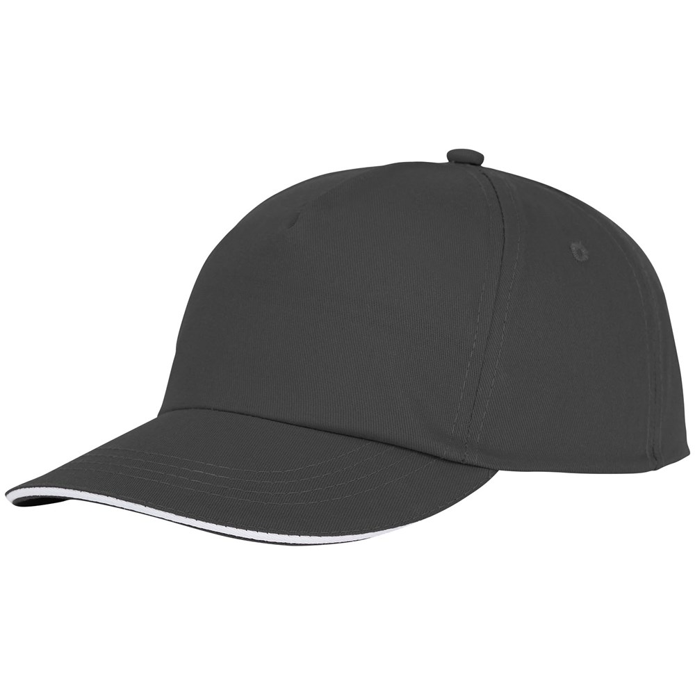 Casquette sandwich 5 panneaux Styx Gris storm