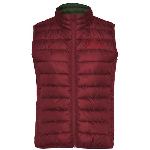 Oslo isolierter Bodywarmer für Damen Garnet