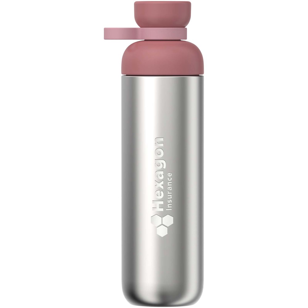 Gourde Mepal Vita en acier inoxydable recyclé, 900 ml Rose