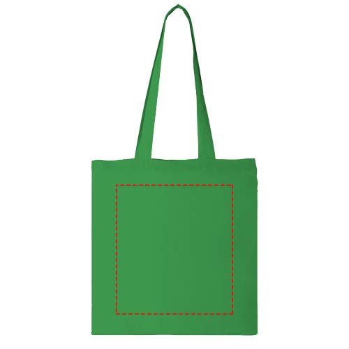 Sac shopping coton Carolina 100 gr/m² 7L vert clair