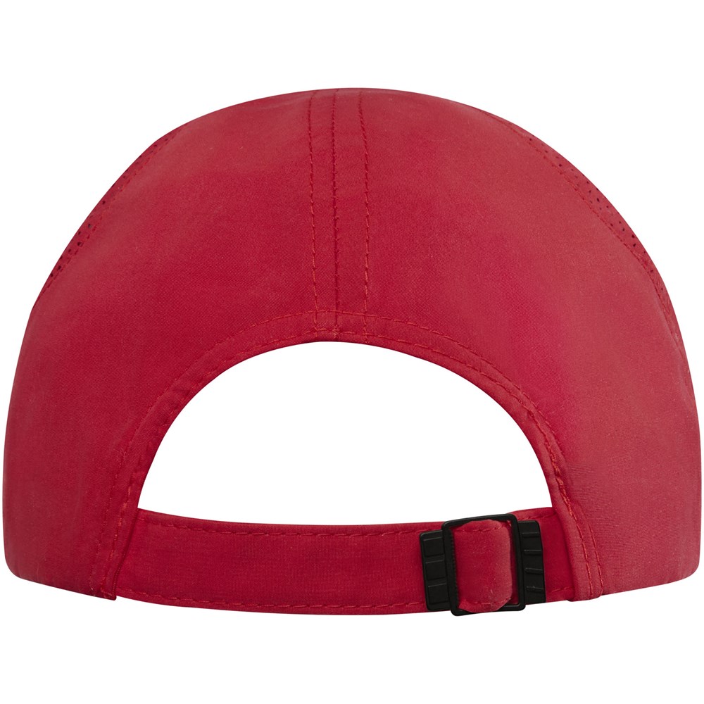 Morion GRS recycelte Cool Fit Kappe mit sechs Segmenten Rot