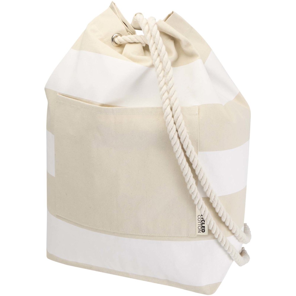 Sac de voyage de style marin Florida, 270 g/m², certifié GRS, 15 L blanc