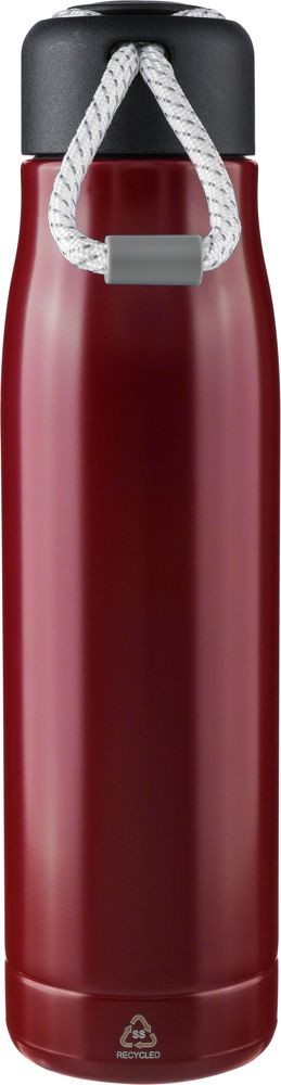 Doppelwandige Trinkflasche aus recyceltem Edelstahl (500 ml) Solene