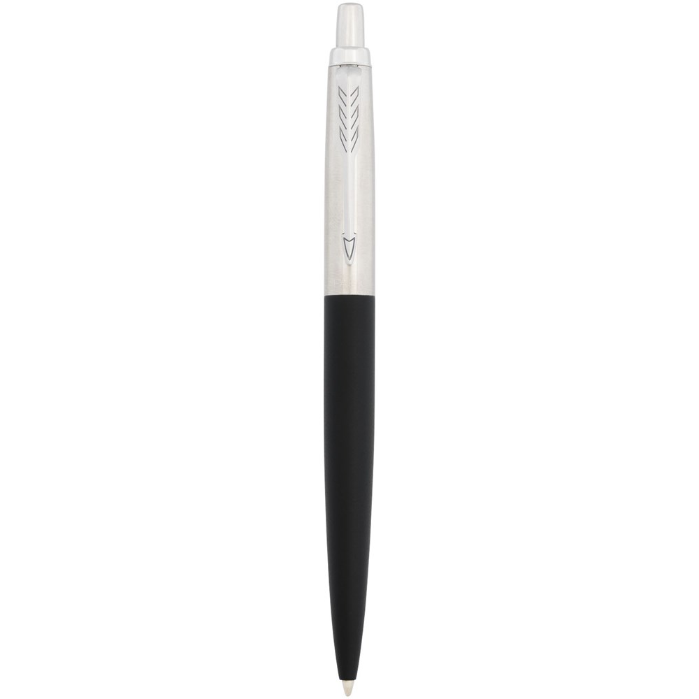Parker Jotter XL matt mit Kugelschreiber mit Chromverzierung (blaue Mine) schwarz