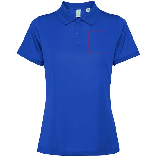 Polo Tormo à manches courtes pour femme Bleu royal