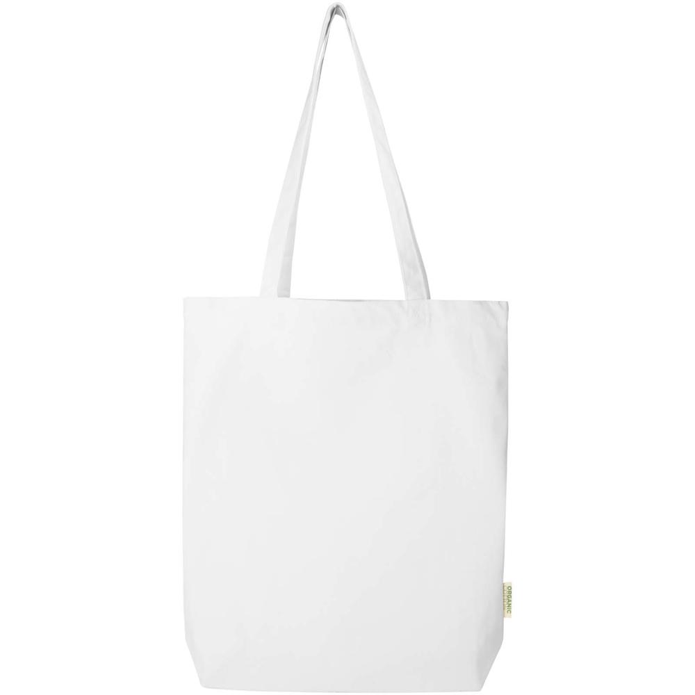 Sac shopping Odisha de 10 L bio certifié OCS 270 g/m² blanc