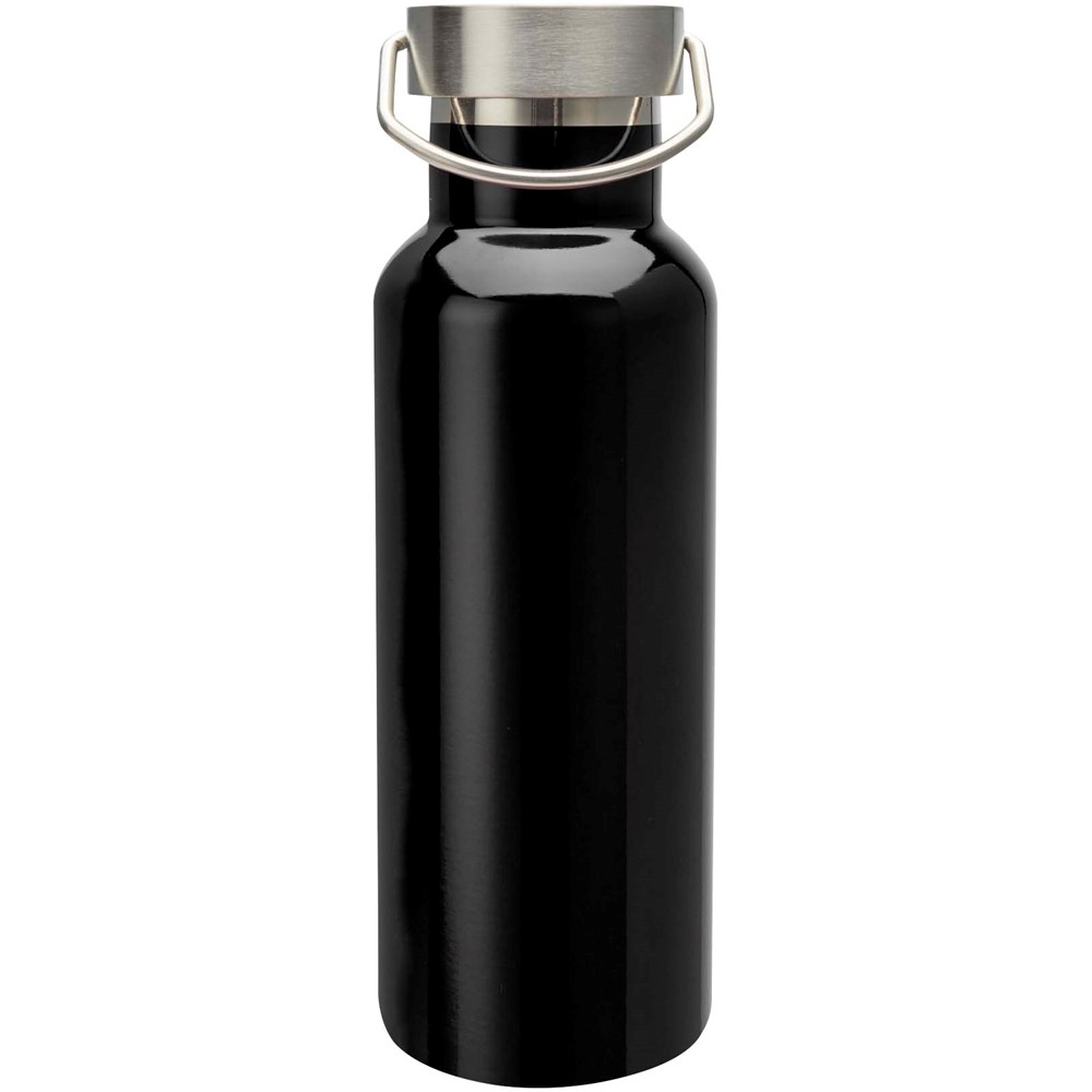 Bouteille d’eau Thor de 500 ml en acier inoxydable certifié RCS Noir
