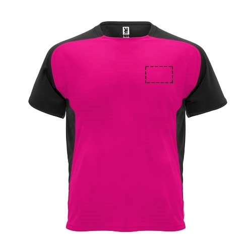 Bugatti Sport T-Shirt für Kinder fuchsia, schwarz