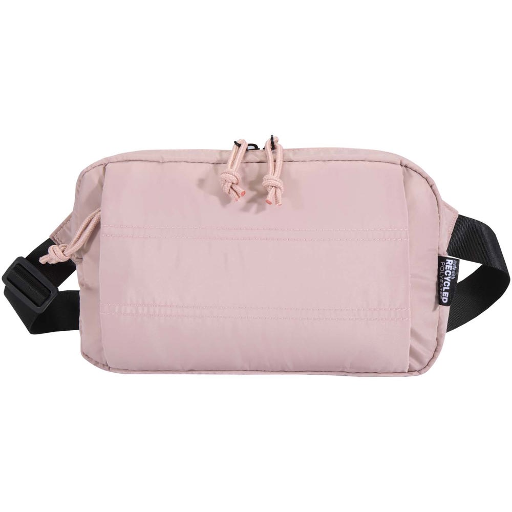 Sac pour la taille Puffer recyclé certifié GRS de 1,5 L Rose poudré