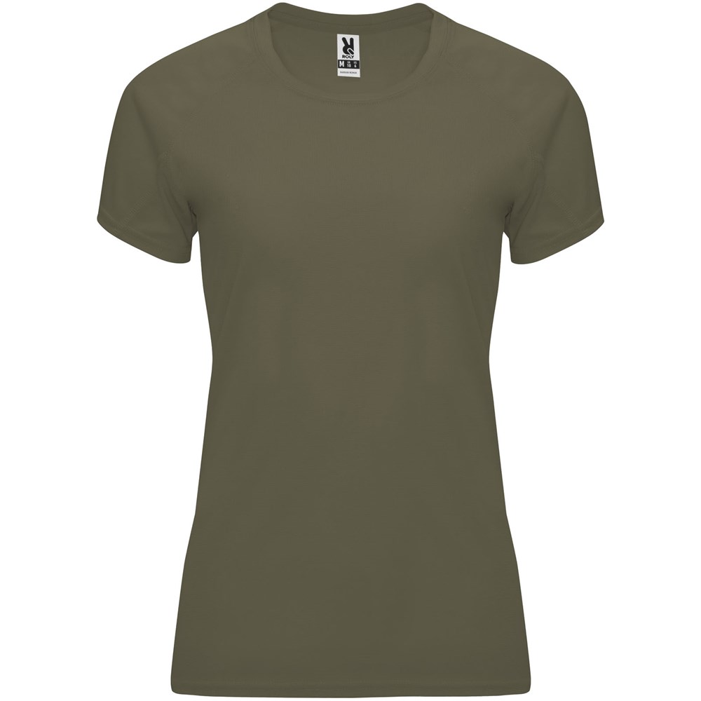 T-shirt de sport Bahrain à manches courtes pour femme Militar Green