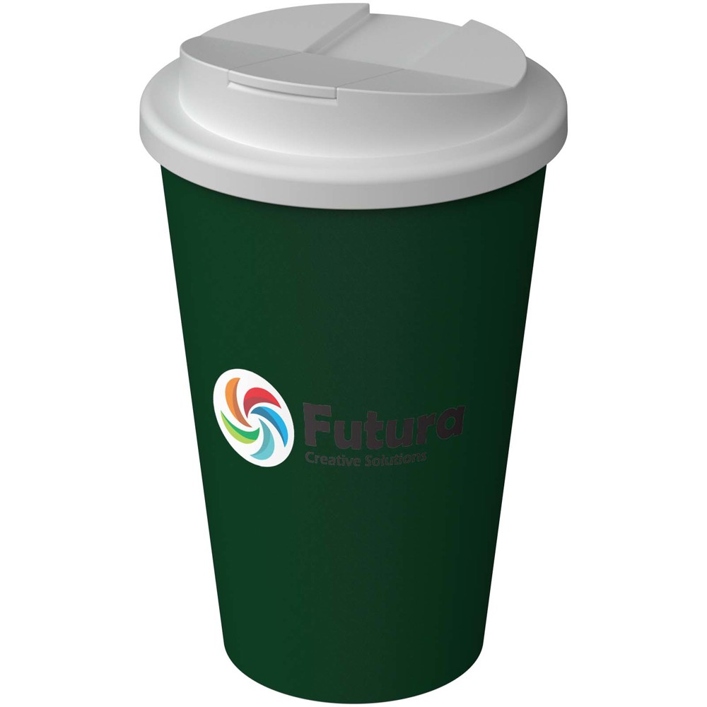 Gobelet isotherme Americano® Infiniti de 350 ml avec couvercle anti-déversement Vert bouteille