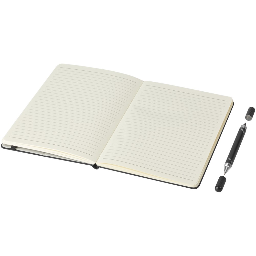 Ensemble stylo à bille et carnet de notes Skribo Noir