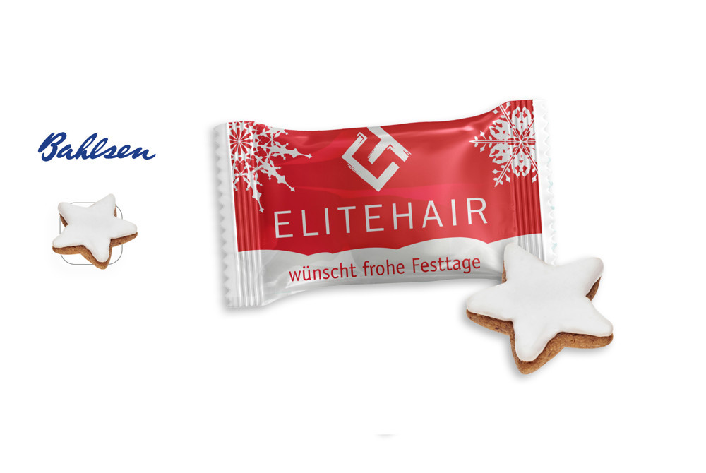 Bahlsen Zimtstern mit Zuckerguss Werbetüte