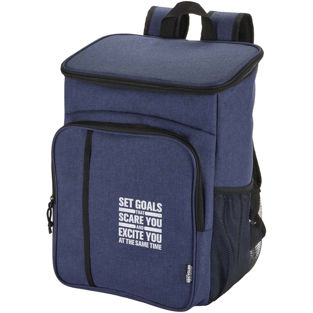 Sac à dos isotherme 20 L Tundra recyclé et certifié GRS pour pique-nique avec ensemble de couverts Bleu cobalt