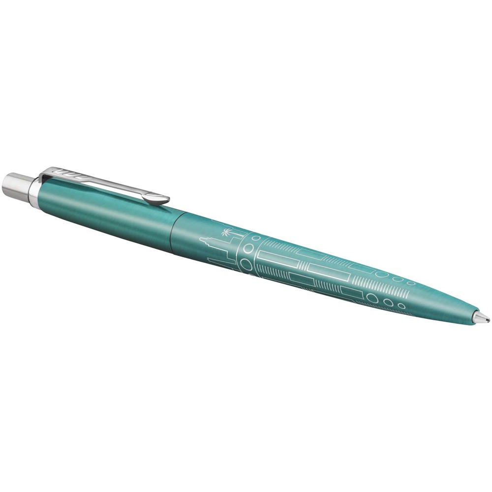 Stylo bille Parker Jotter SE Global Icons (encre bleue) Turquoise