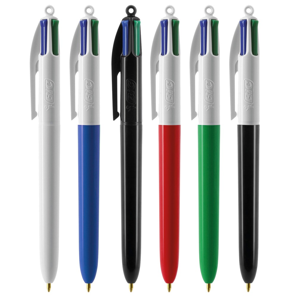 Stylo à bille BIC 4 Colours blanc/blanc
