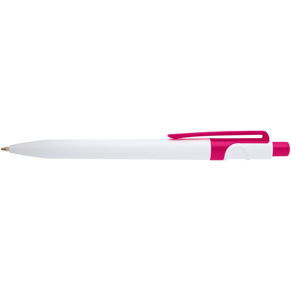 Stylo bille Unica en plastique recyclé (encre bleue) Magenta