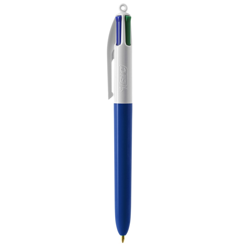 Stylo à bille BIC 4 Colours blanc/bleu