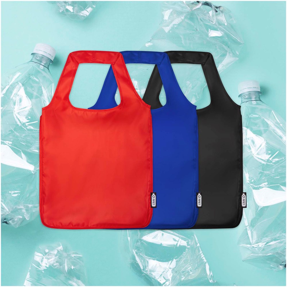 Ash grosse faltbare rPET Tragetasche 14L royalblau