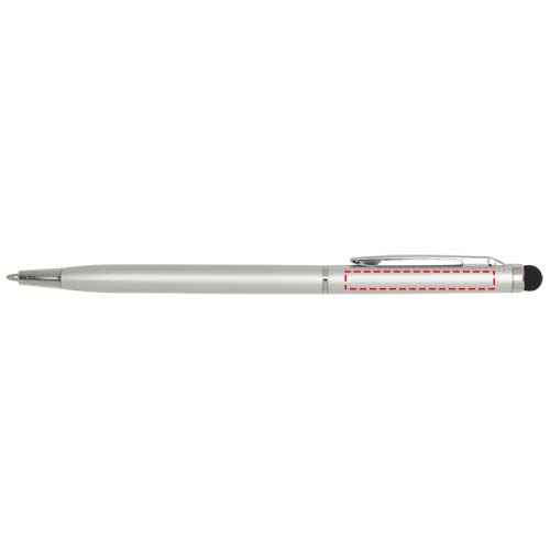 Stylo bille en aluminium Ore avec stylet (encre bleue) Argent