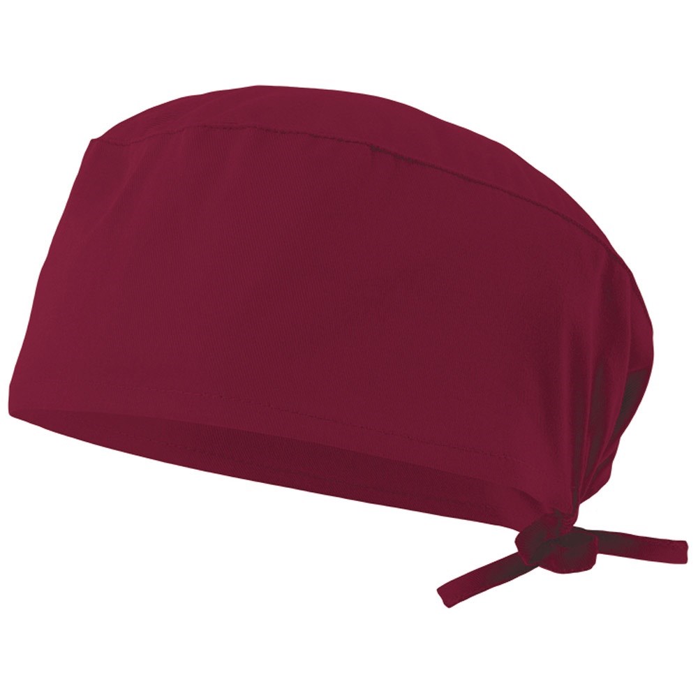 VL ENLIL Gesundheitsbonnet (190g/m²), in Baumwolle (35%) und Polyester (65%) Burgunder