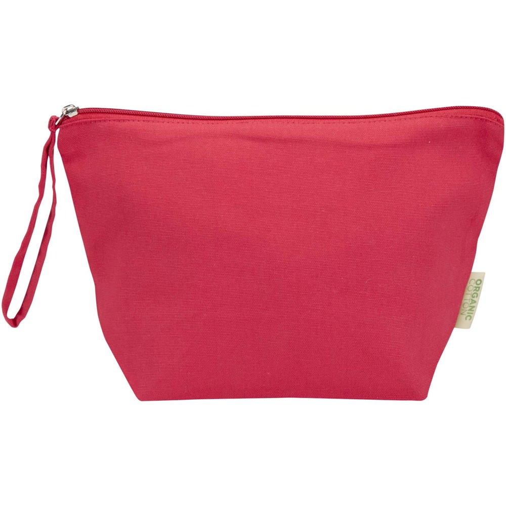 Grande pochette à accessoires Odisha de 3 L bio certifiée OCS 180 g/m² rouge