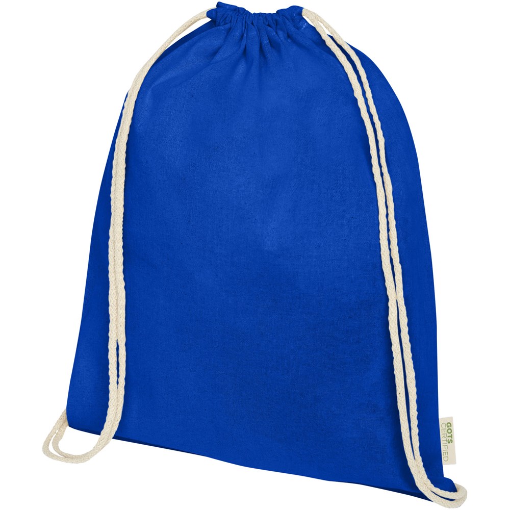 Orissa 140 g/m² Turnbeutel aus Bio-Baumwolle 5L royalblau