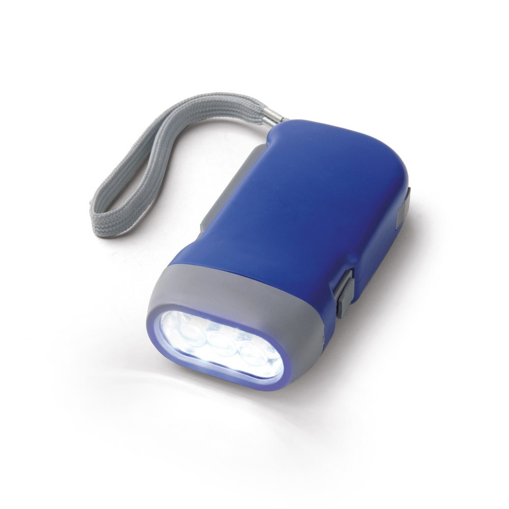 EDDIE. Dynamo Taschenlampe mit 3-LEDs