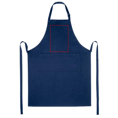 Andrea 240 g/m² Schürze mit verstellbarem Nackenband navy