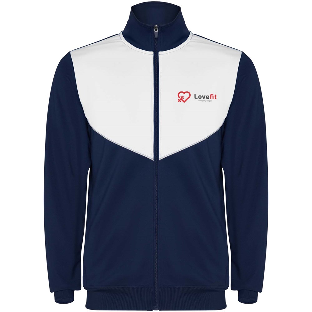 Evans Trainingsanzug Unisex Navy Blue, weiss