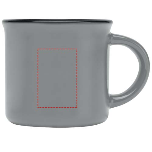 Mug Bari en céramique de 240 ml gris